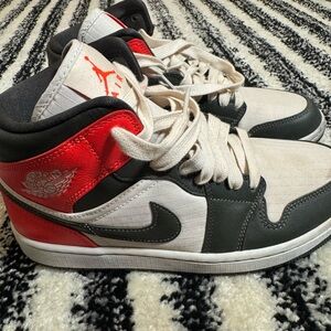 Jordan Women's Sneakers - Red, Black, White